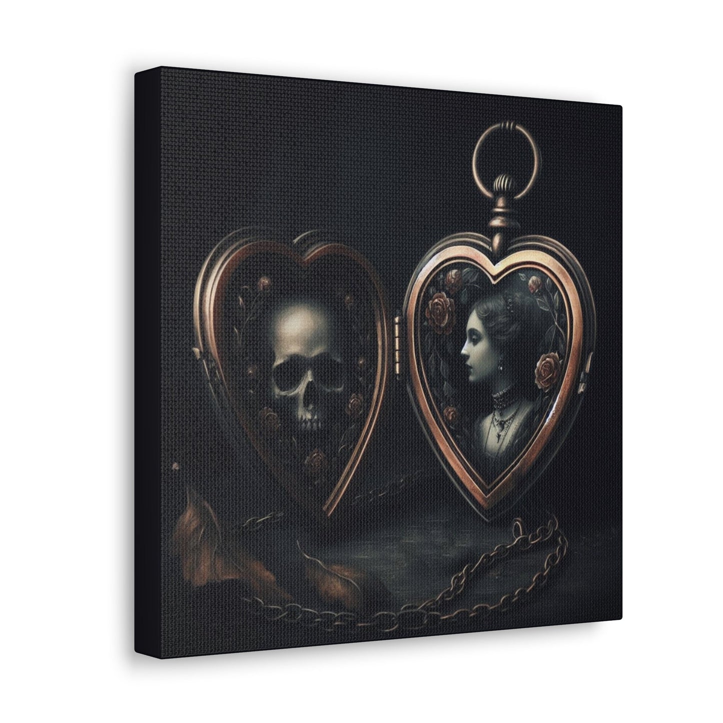 Victorian Locket Canvas Gallery WrapCanvasVTZdesigns12″ x 12″1.25"Art & Wall DecorbaroqueCanvas