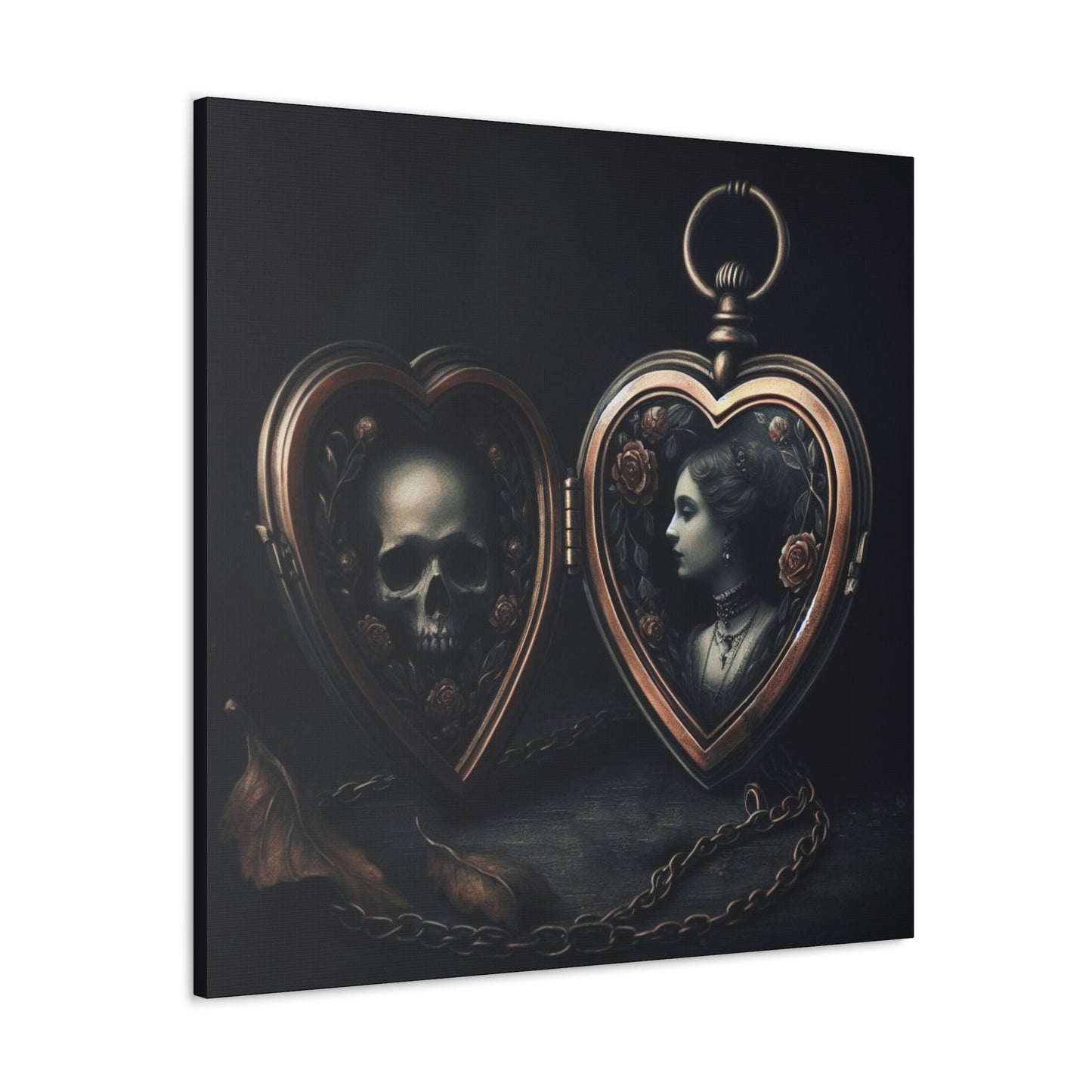 Victorian Locket Canvas Gallery WrapCanvasVTZdesigns36″ x 36″1.25"Art & Wall DecorbaroqueCanvas