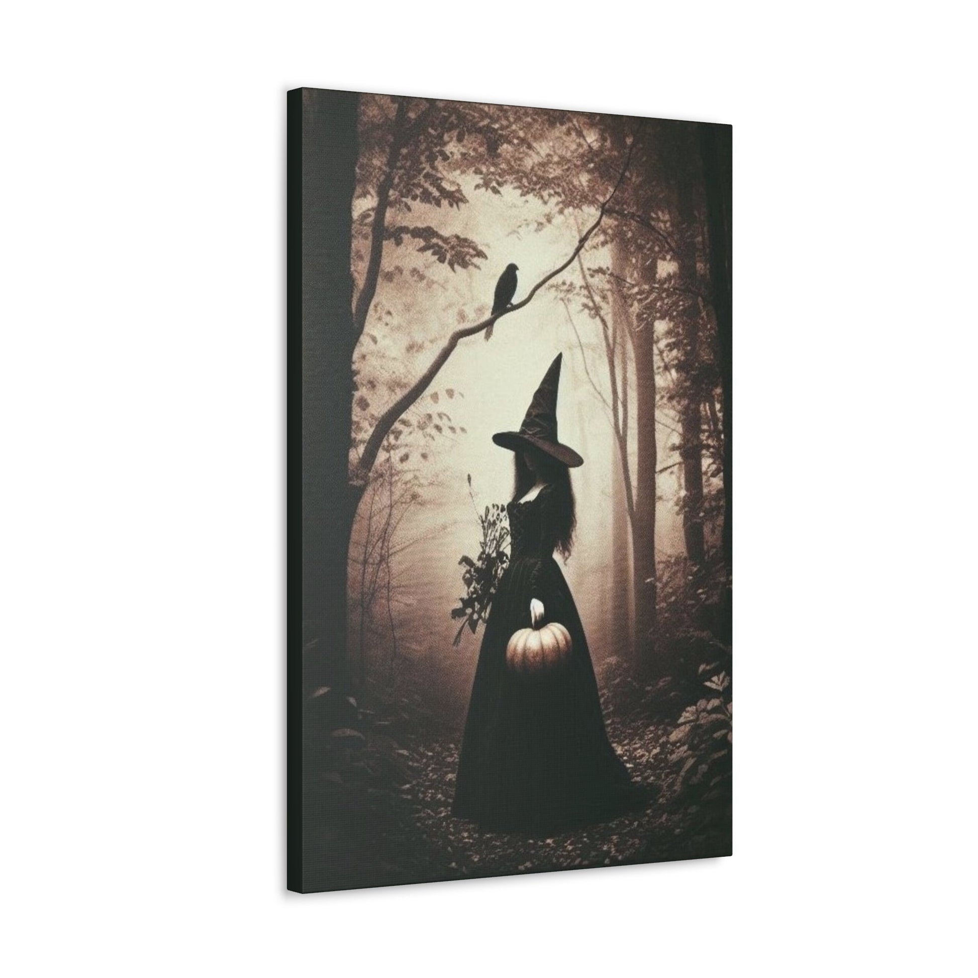 Vintage Witch In Forest Canvas Gallery WrapCanvasVTZdesigns20″ x 30″1.25"Art & Wall DecorCanvascanvas art