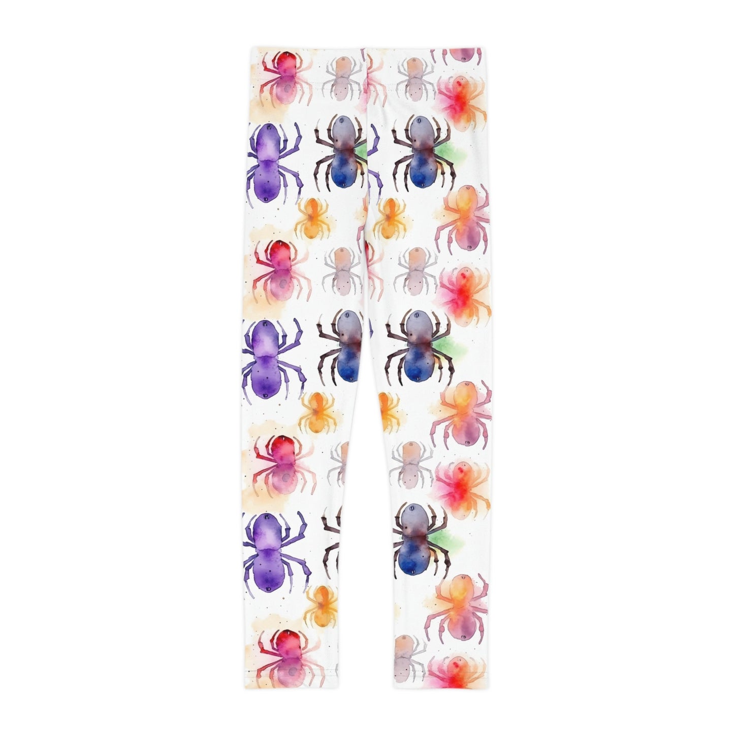 Watercolor Spiders Halloween Kids Leggings (AOP)All Over PrintsVTZdesignsXXSAll Over PrintAOPAOP Clothing