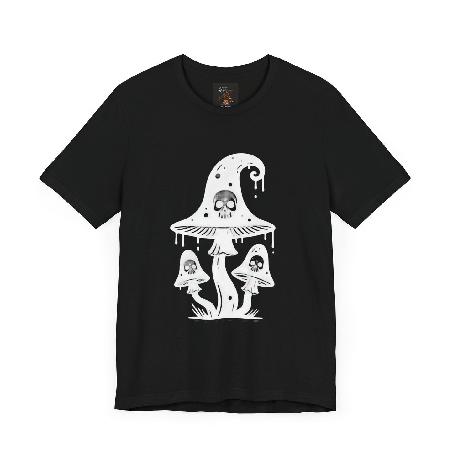 Witch Hat Mushroom Tee ShirtT - ShirtVTZdesignsBlackXSclothingCottonCrew neck