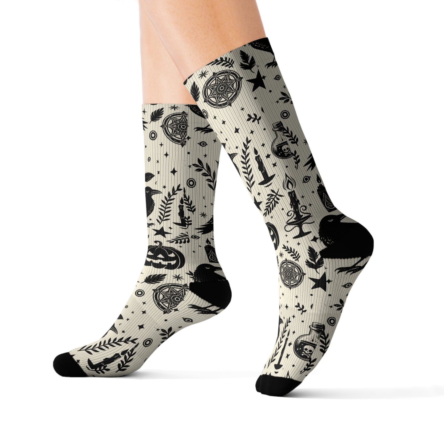 Witchy SocksAll Over PrintsVTZdesignsSAccessoriesAll Over PrintAOP