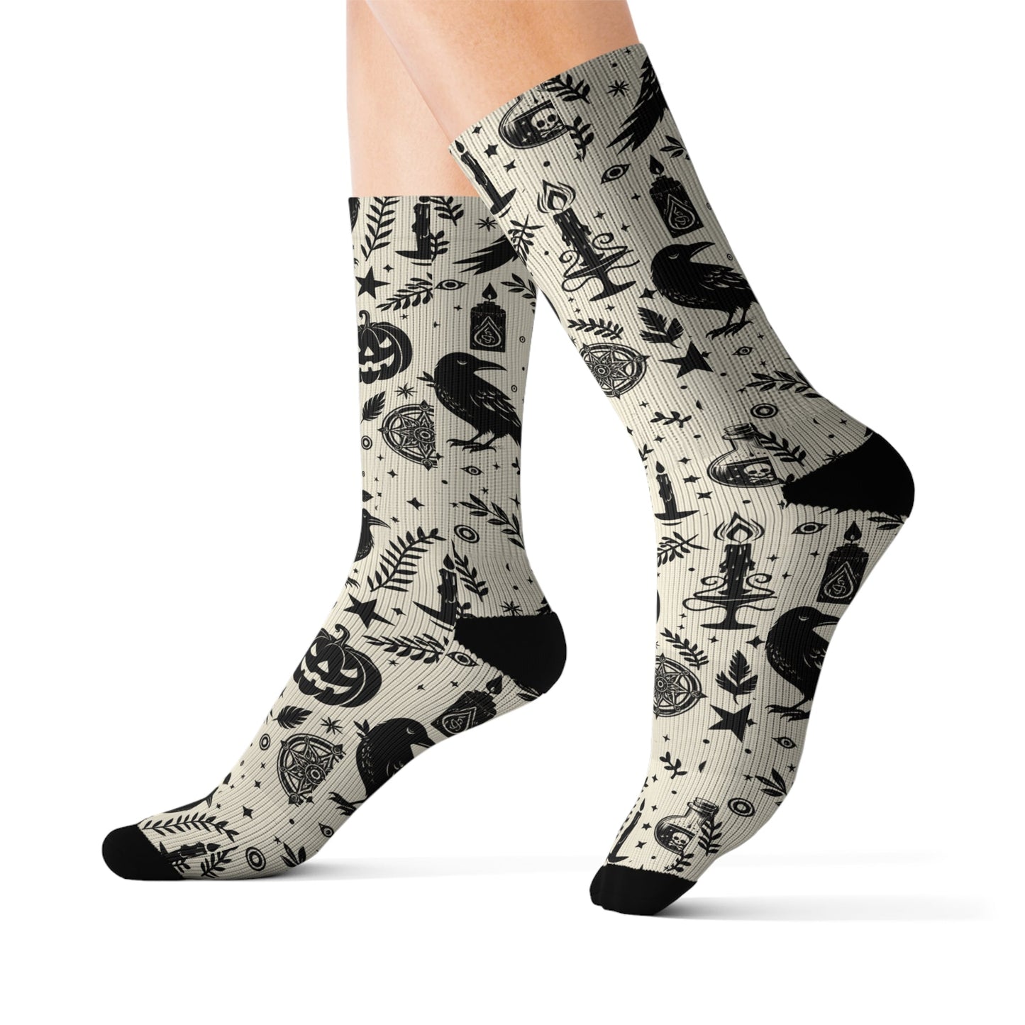 Witchy SocksAll Over PrintsVTZdesignsLAccessoriesAll Over PrintAOP