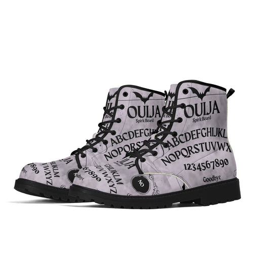 Womens Ouija Leather BootsShoesVTZdesignsUS5 (EU35)bootscombatcombat boots